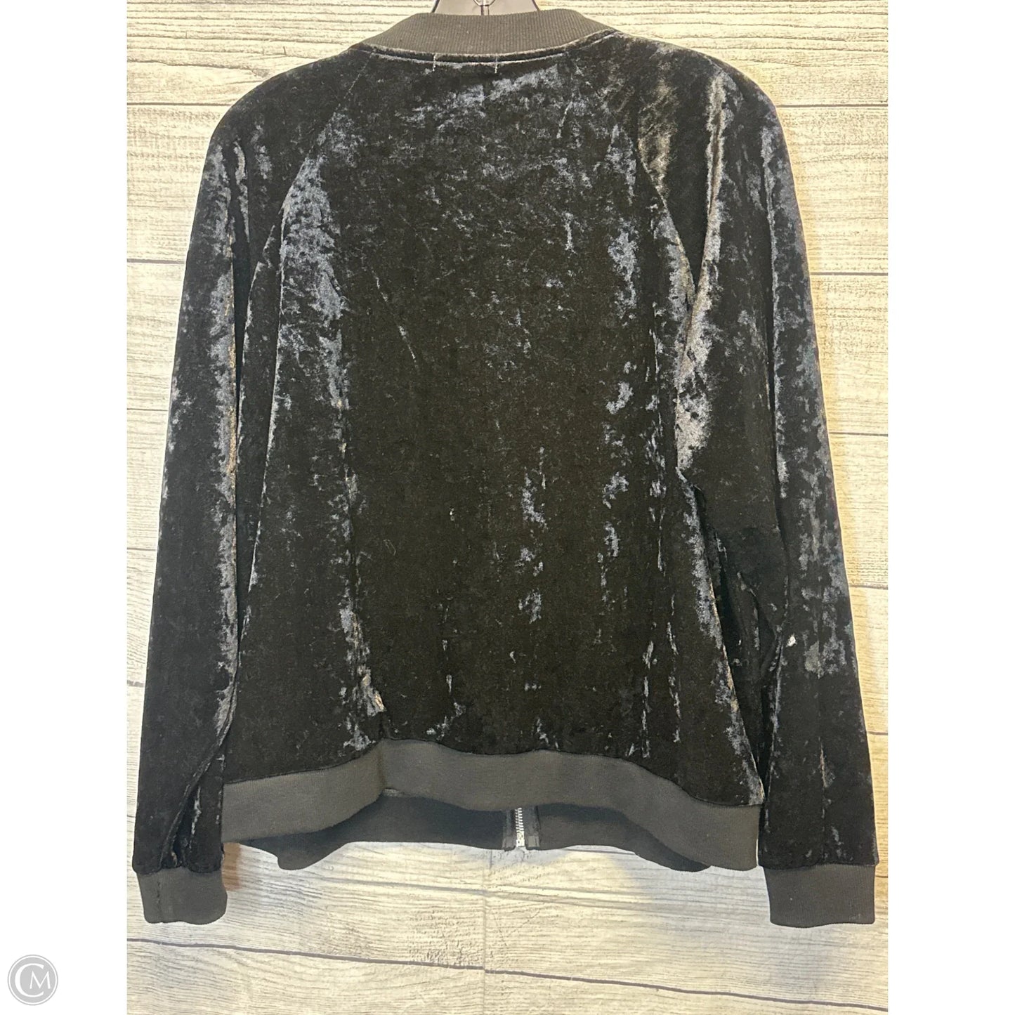 Jacket Faux Fur & Sherpa By Cmf In Black, Size: 1x