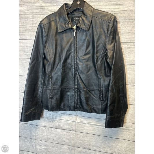 Jacket Leather By Colebrook In Black, Size: M