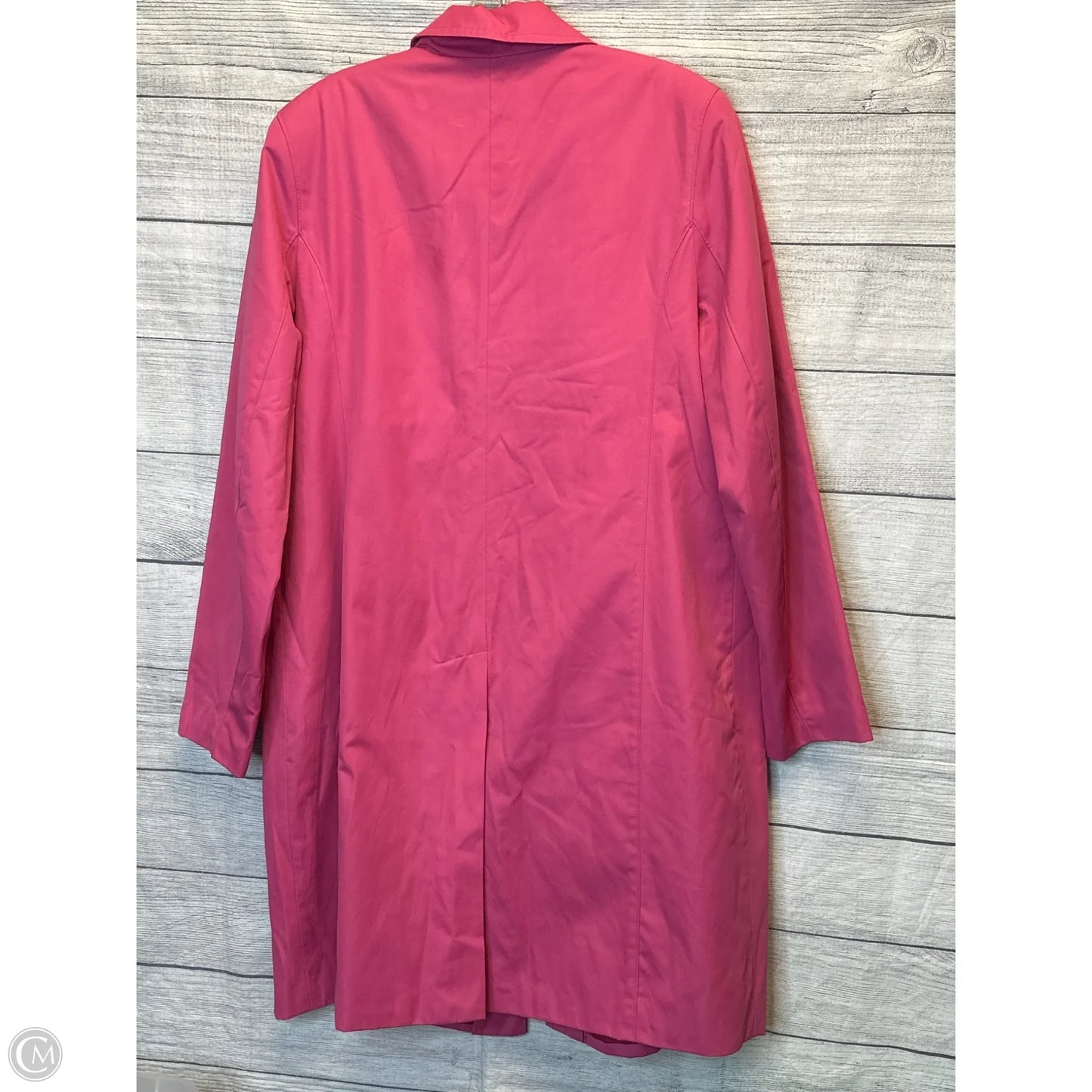 Coat Raincoat By Jones New York In Pink, Size: M