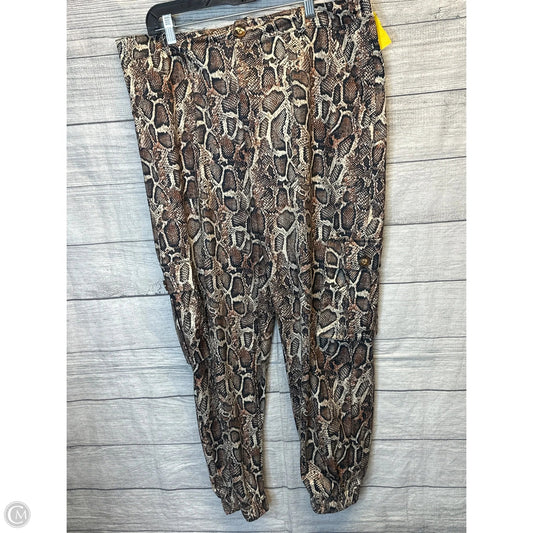Pants Joggers By Cmf In Animal Print, Size: Xxl