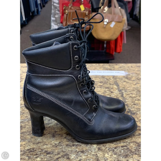 Boots Ankle Heels By Timberland In Black, Size: 7.5