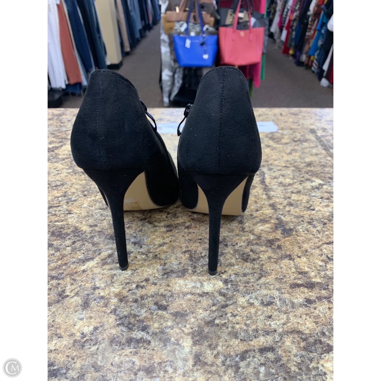 Boots Ankle Heels By Cmf In Black, Size: 9