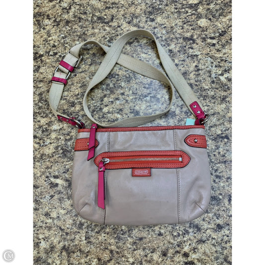 Crossbody Designer By Coach, Size: Small