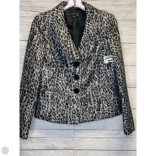 Skirt Midi By Cmf In Black & Silver, Size: 6