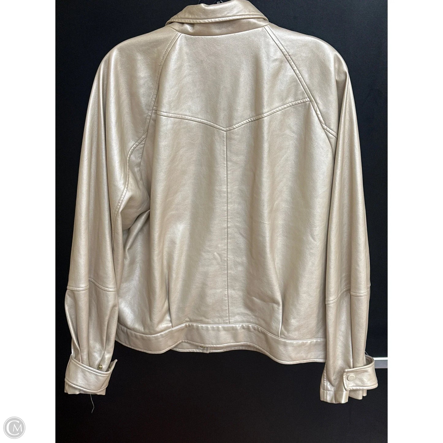 Jacket Moto By Marc New York In Gold, Size: L
