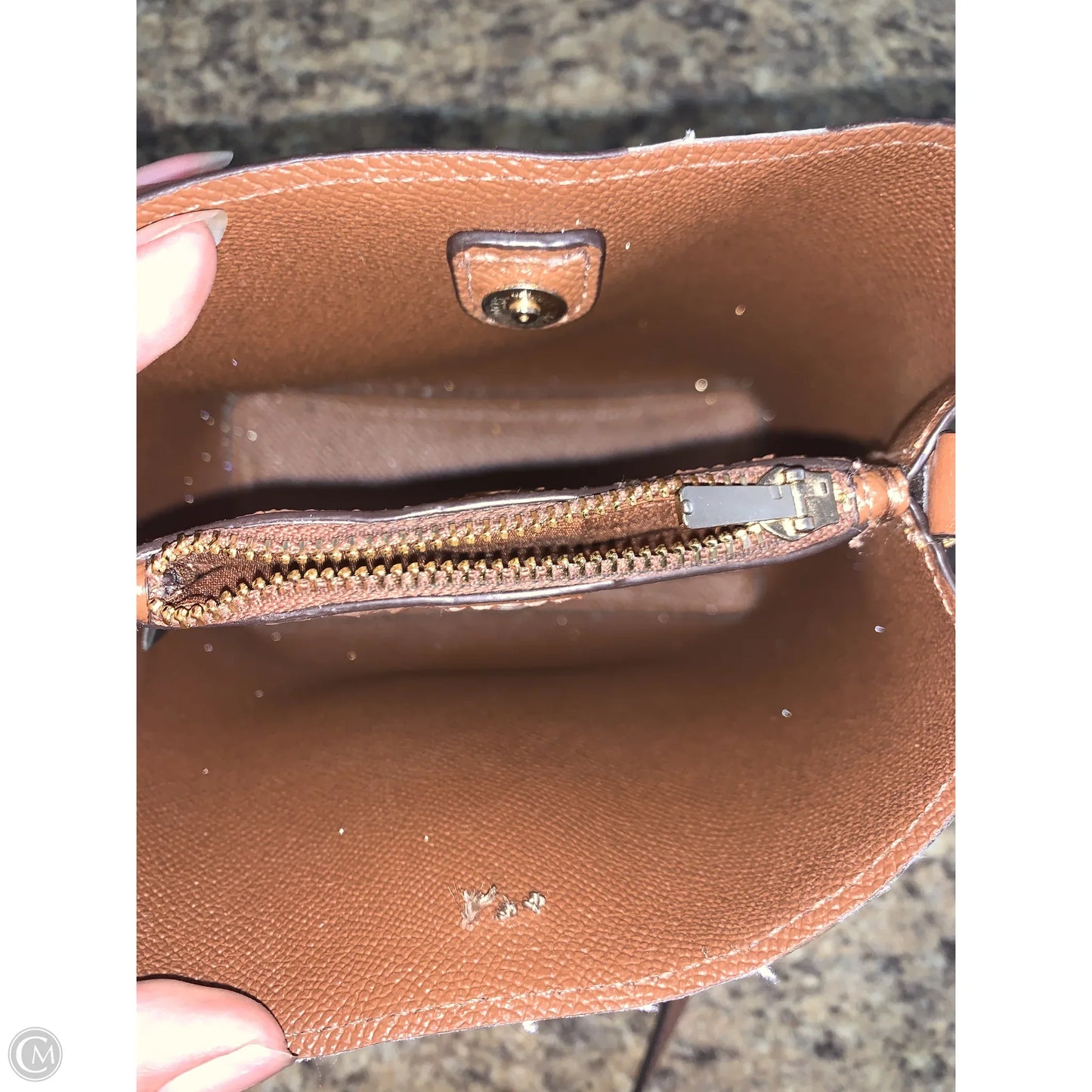 Crossbody Designer By Coach, Size: Small