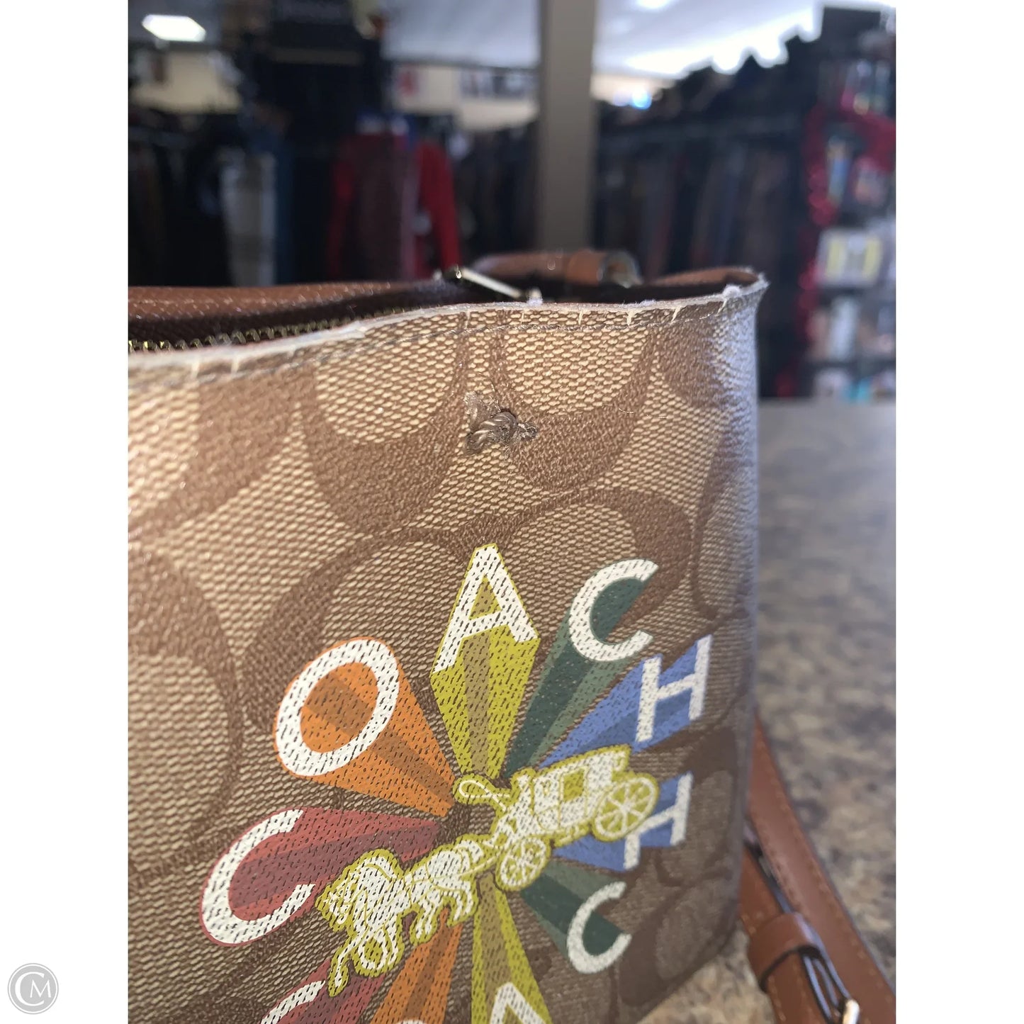 Crossbody Designer By Coach, Size: Small