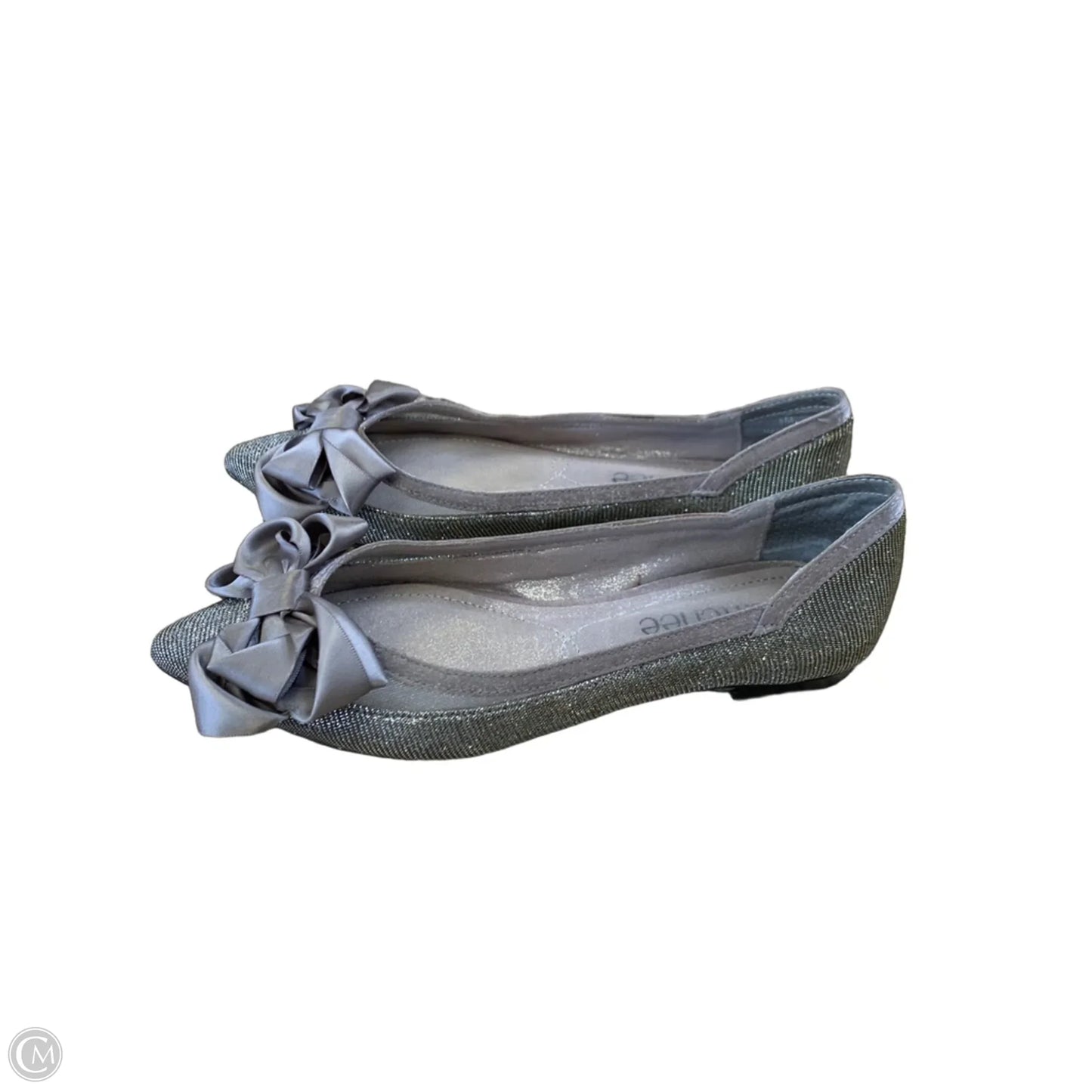 Shoes Flats By J Renee In Silver, Size: 5