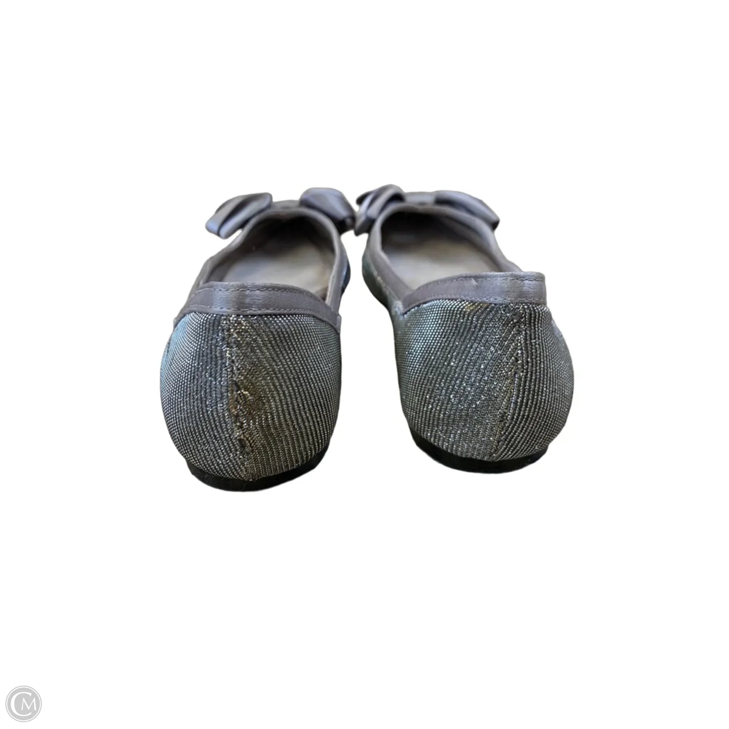Shoes Flats By J Renee In Silver, Size: 5