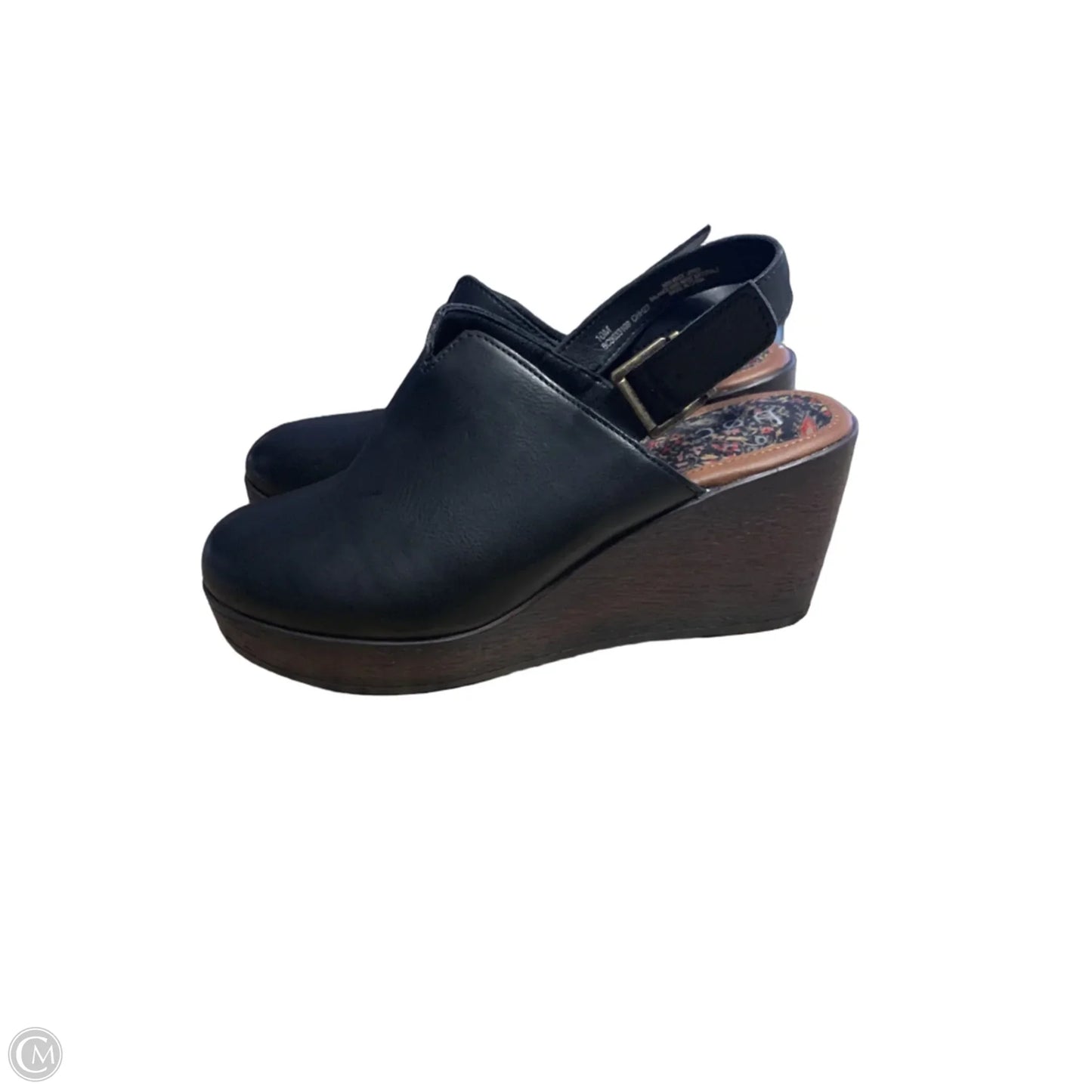 Shoes Heels Platform By Boc In Black, Size: 10
