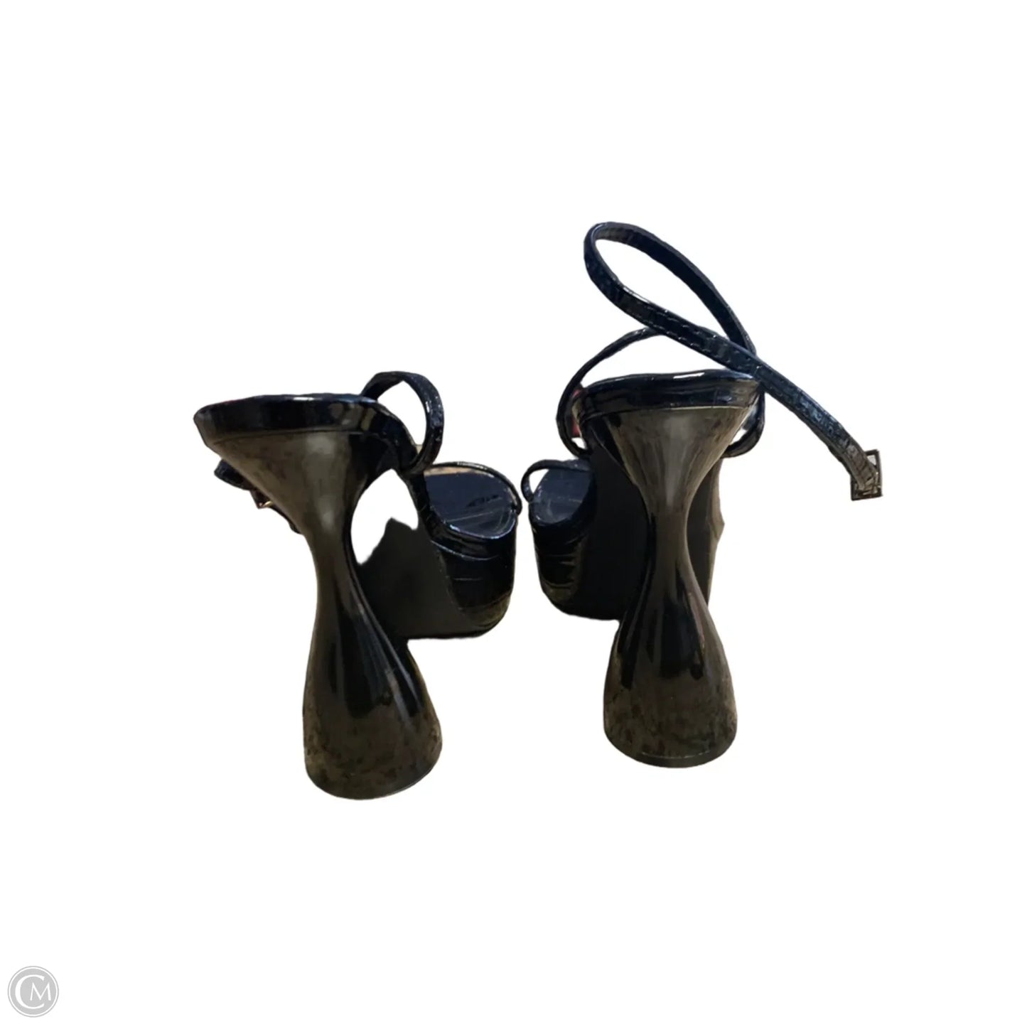 Sandals Heels Block By Cmc In Black, Size: 10