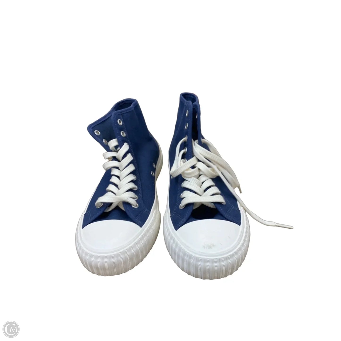 Shoes Sneakers Platform By Cmf In Blue & White, Size: 11