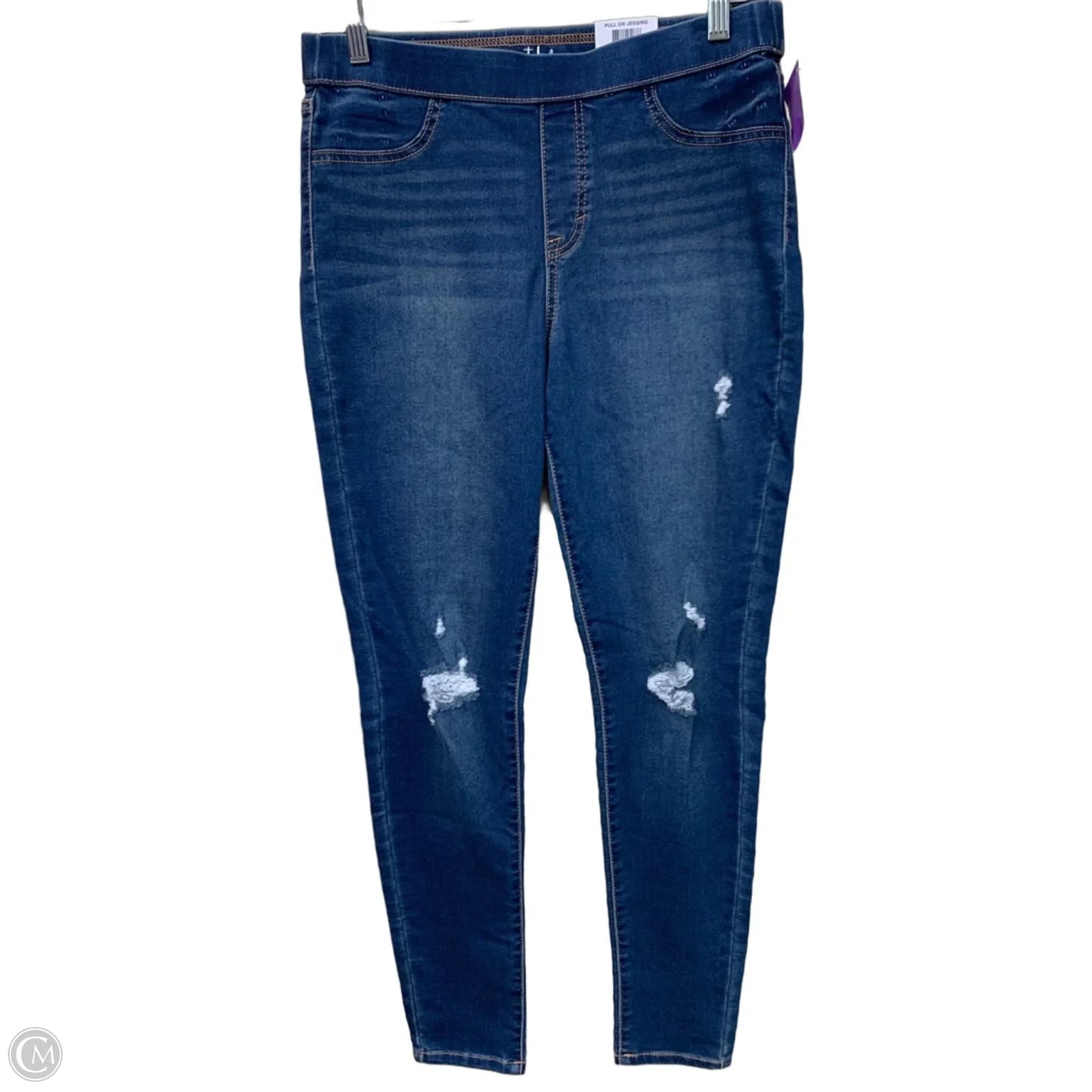 Jeans Jeggings By Style And Company In Blue Denim, Size: M