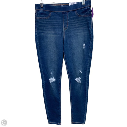 Jeans Jeggings By Style And Company In Blue Denim, Size: M