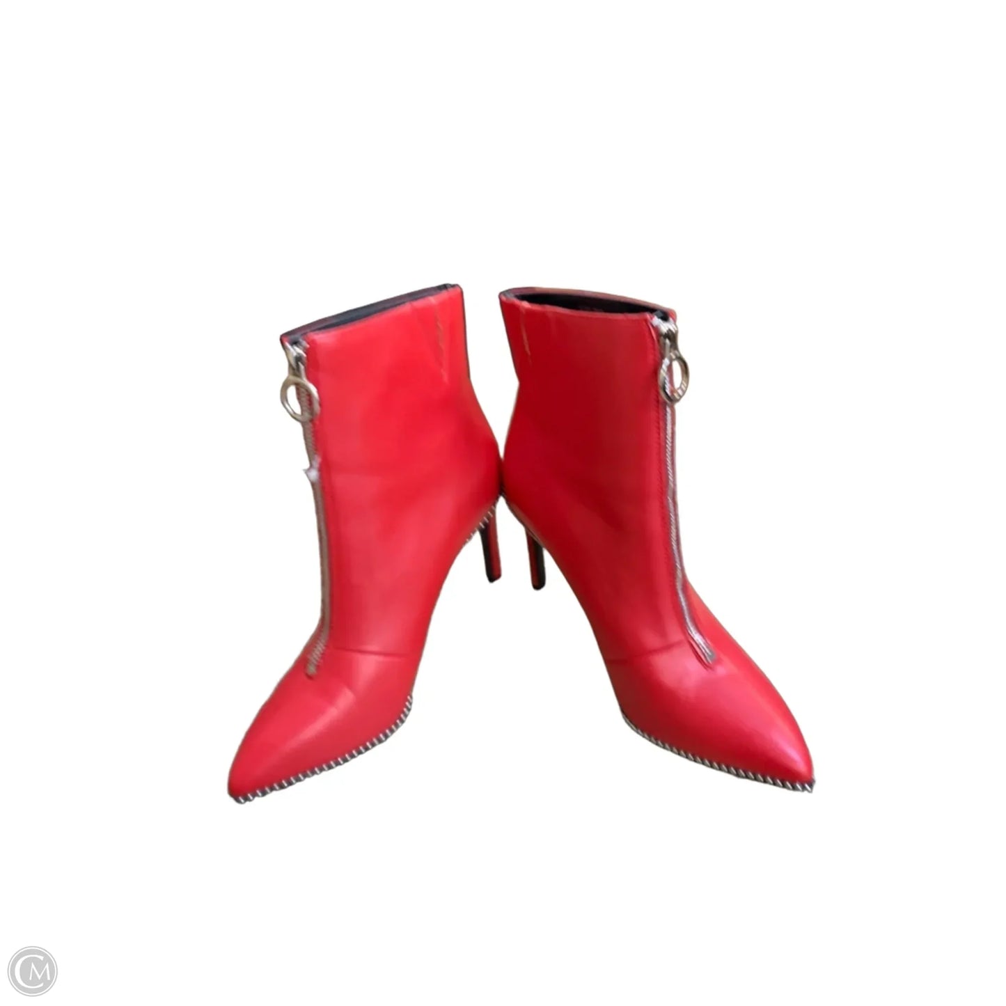 Boots Ankle Heels By Bar Iii In Red, Size: 8.5