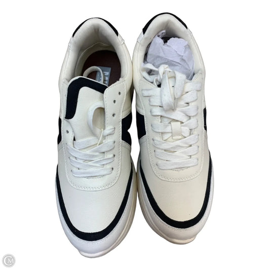 Shoes Sneakers By Mia In Black & Cream, Size: 8.5
