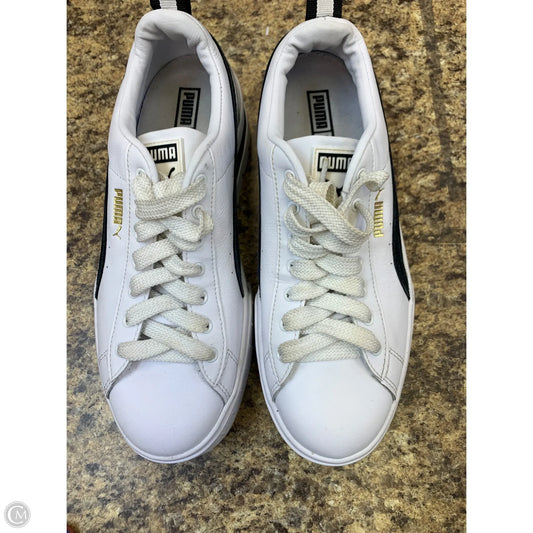 Shoes Sneakers Platform By Puma In Black & White, Size: 10