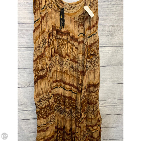 Skirt Maxi By Cmf In Brown, Size: 1x