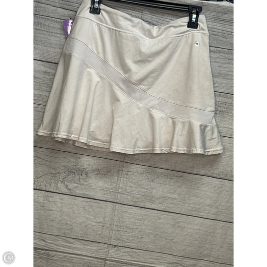 Athletic Skirt By Cmf In White, Size: L
