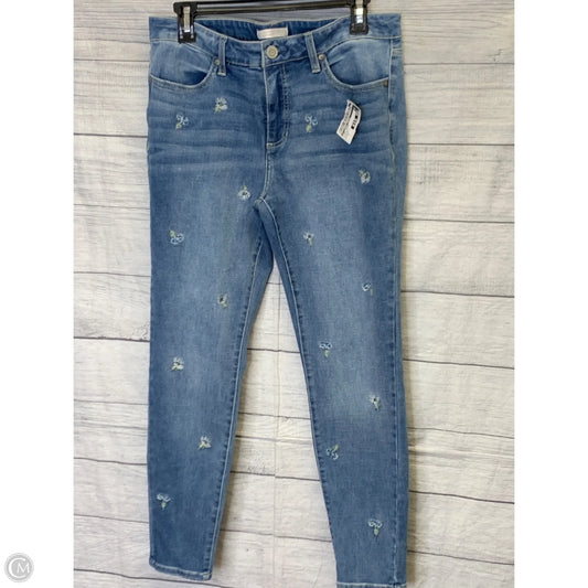 Jeans Skinny By Lc Lauren Conrad In Blue Denim, Size: 14