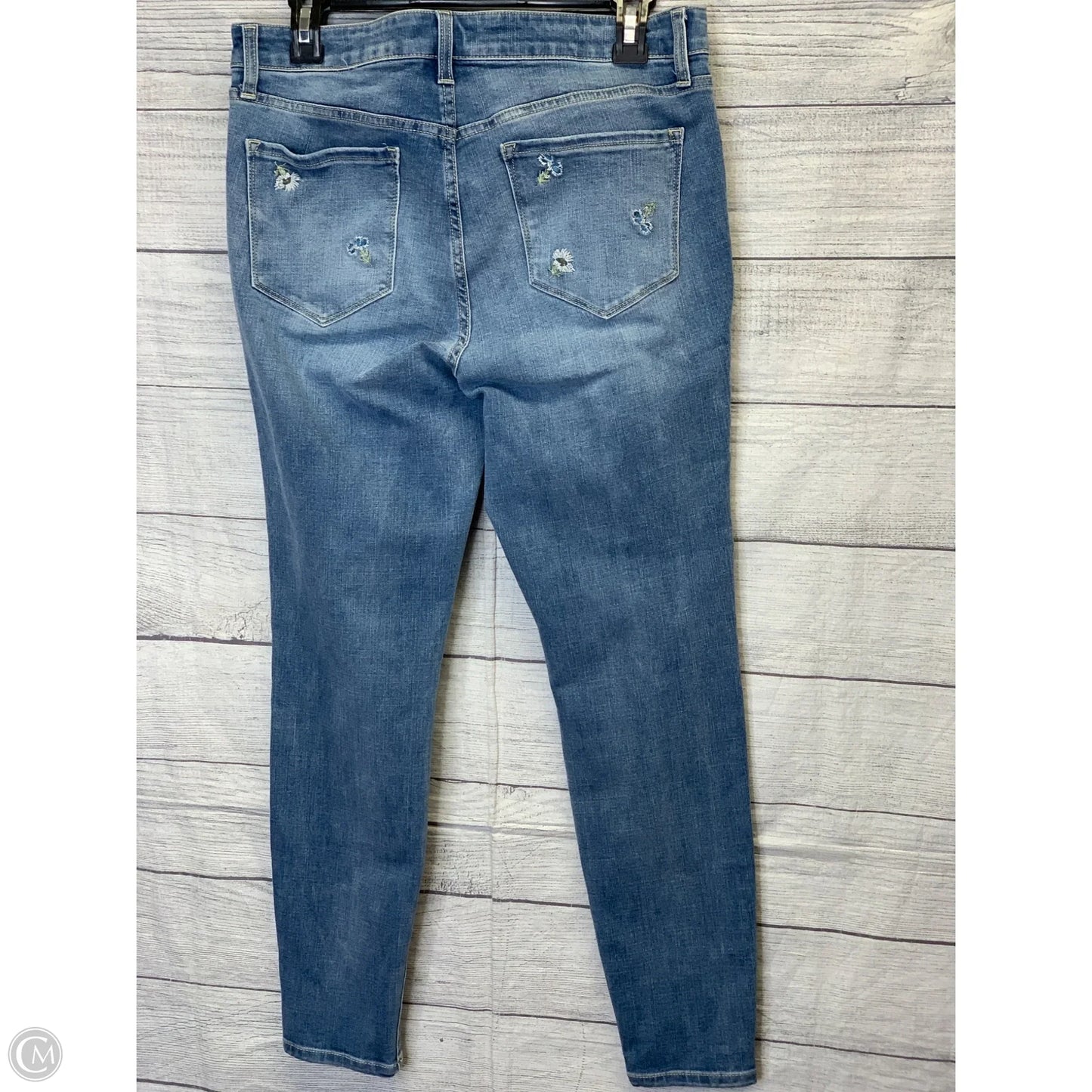Jeans Skinny By Lc Lauren Conrad In Blue Denim, Size: 14