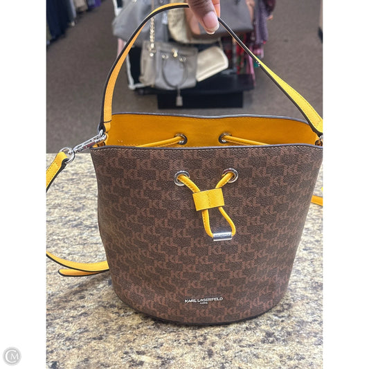 Handbag Designer By Karl Lagerfeld, Size: Medium