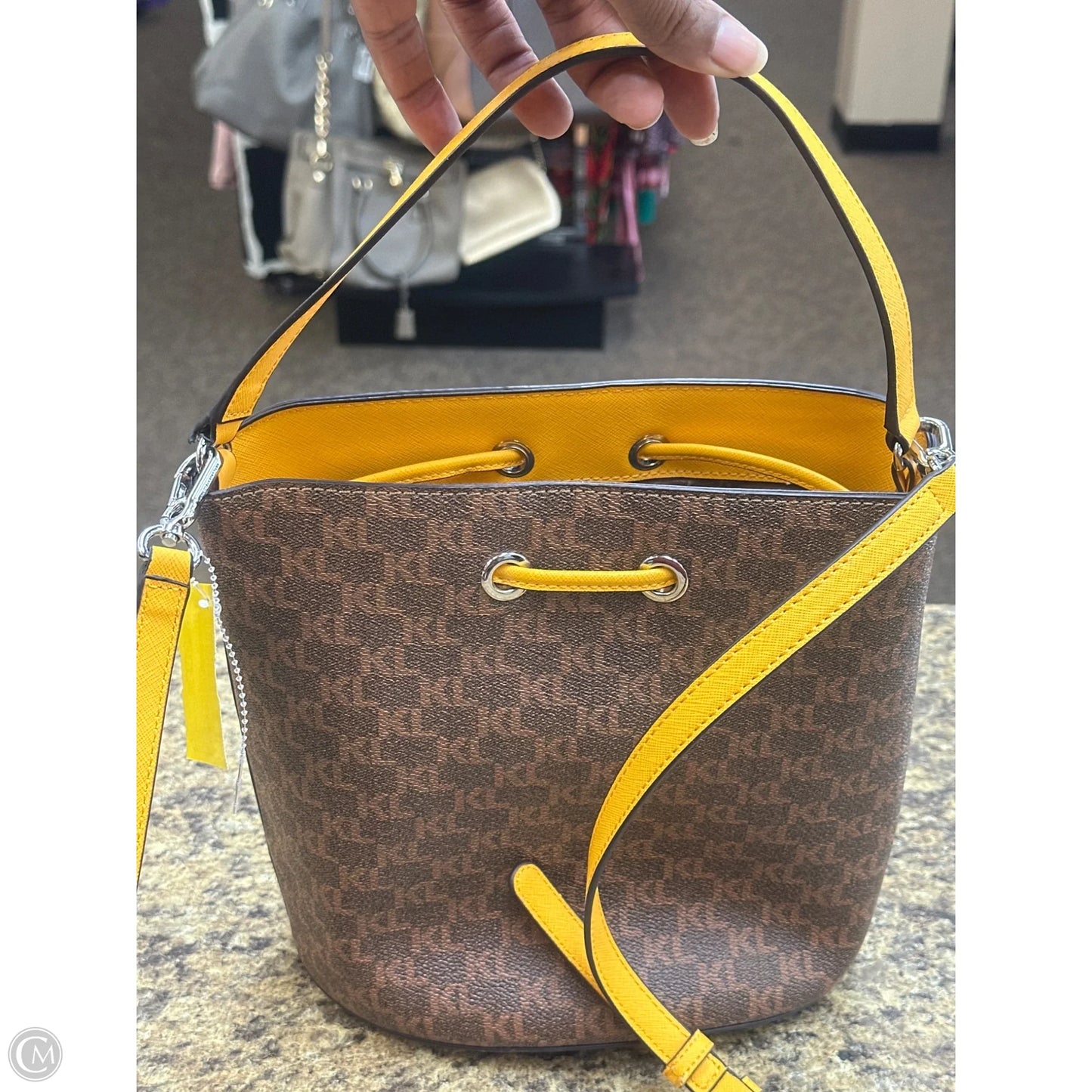 Handbag Designer By Karl Lagerfeld, Size: Medium