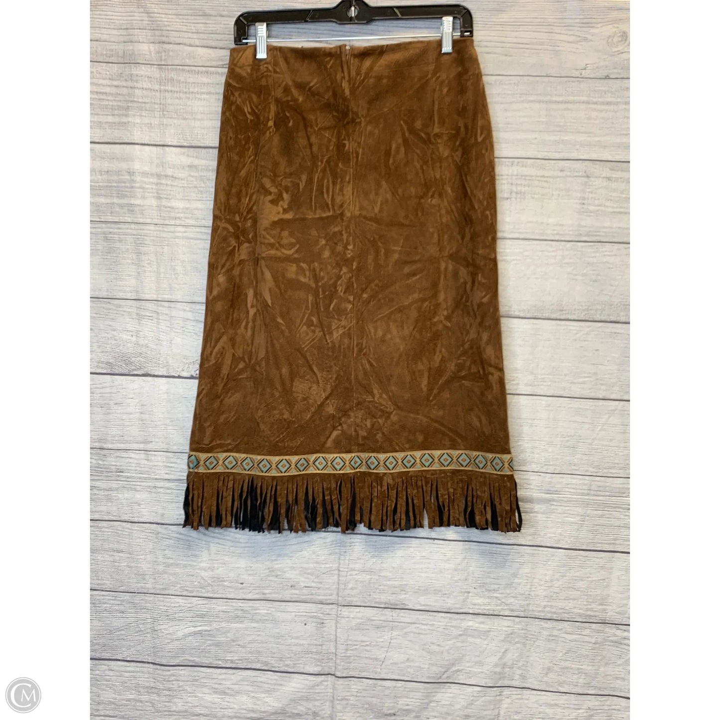 Skirt Midi By Cmf In Brown, Size: S