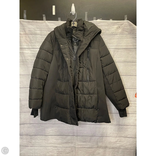 Coat Faux Fur & Sherpa By Michael By Michael Kors In Black, Size: 2x