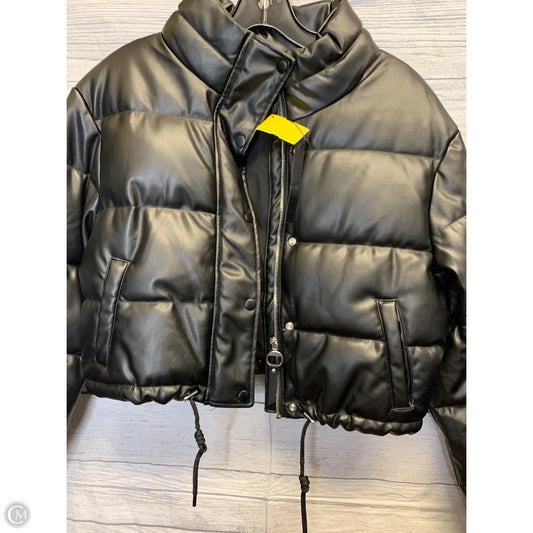 Coat Puffer & Quilted By Love Tree In Black, Size: S