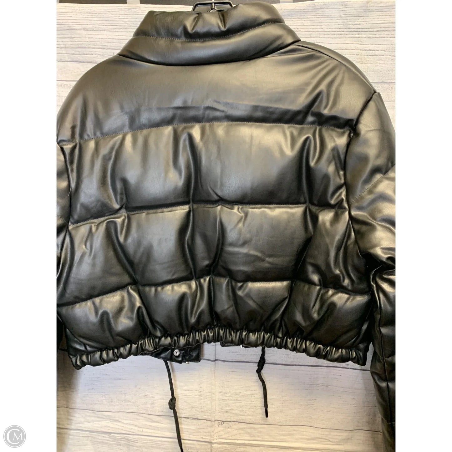 Coat Puffer & Quilted By Love Tree In Black, Size: S