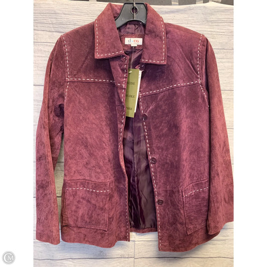 Jacket Other By Denim And Company In Purple, Size: Xs