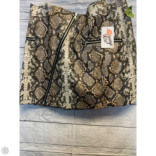 Skirt Midi By Cmf In Snakeskin Print, Size: L