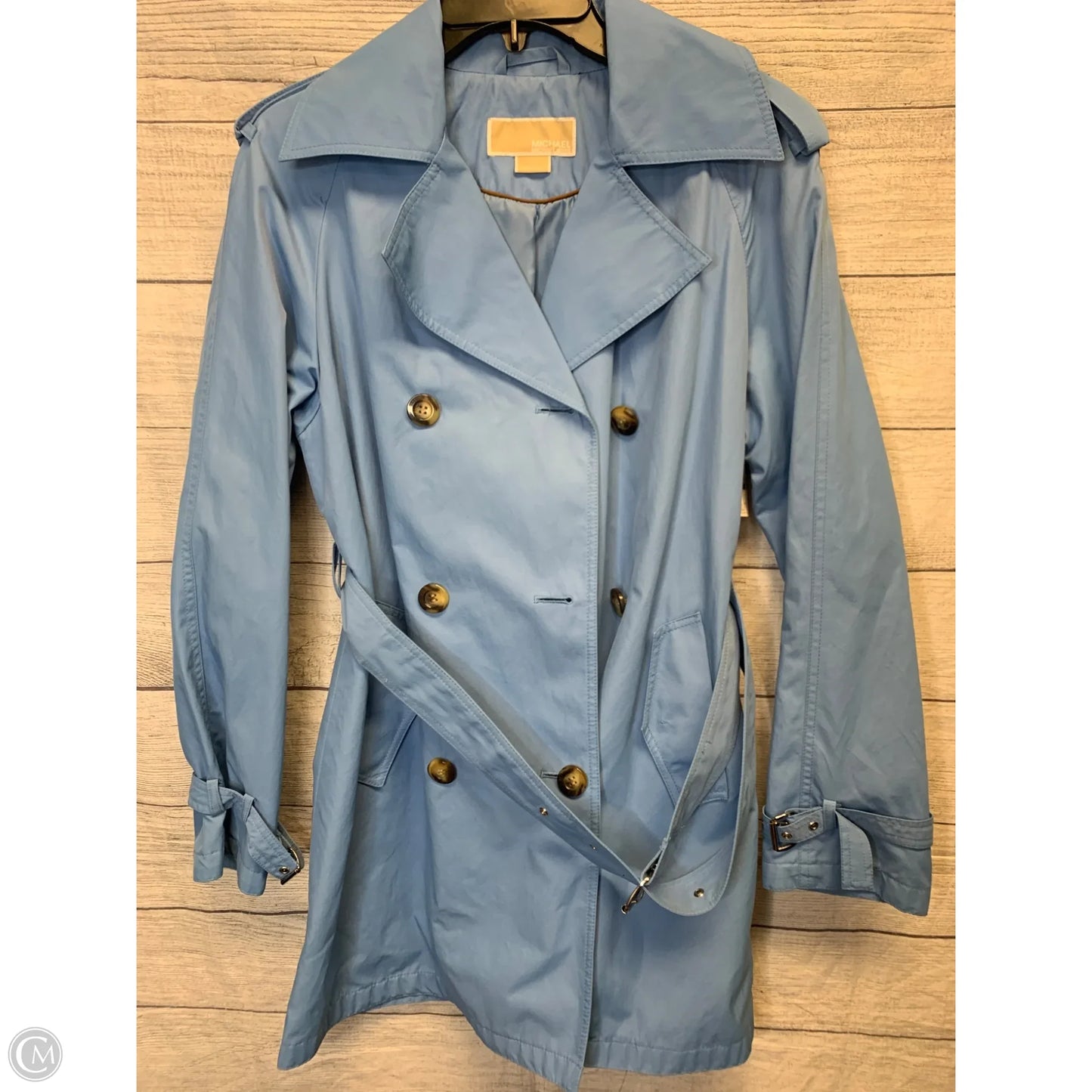 Coat Peacoat By Michael By Michael Kors In Blue, Size: S