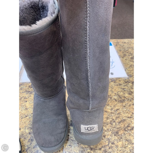 Boots Designer By Ugg In Grey, Size: 8