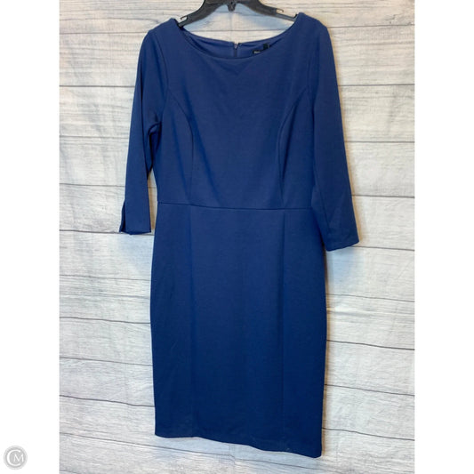 Dress Casual Midi By White House Black Market In Blue, Size: 8