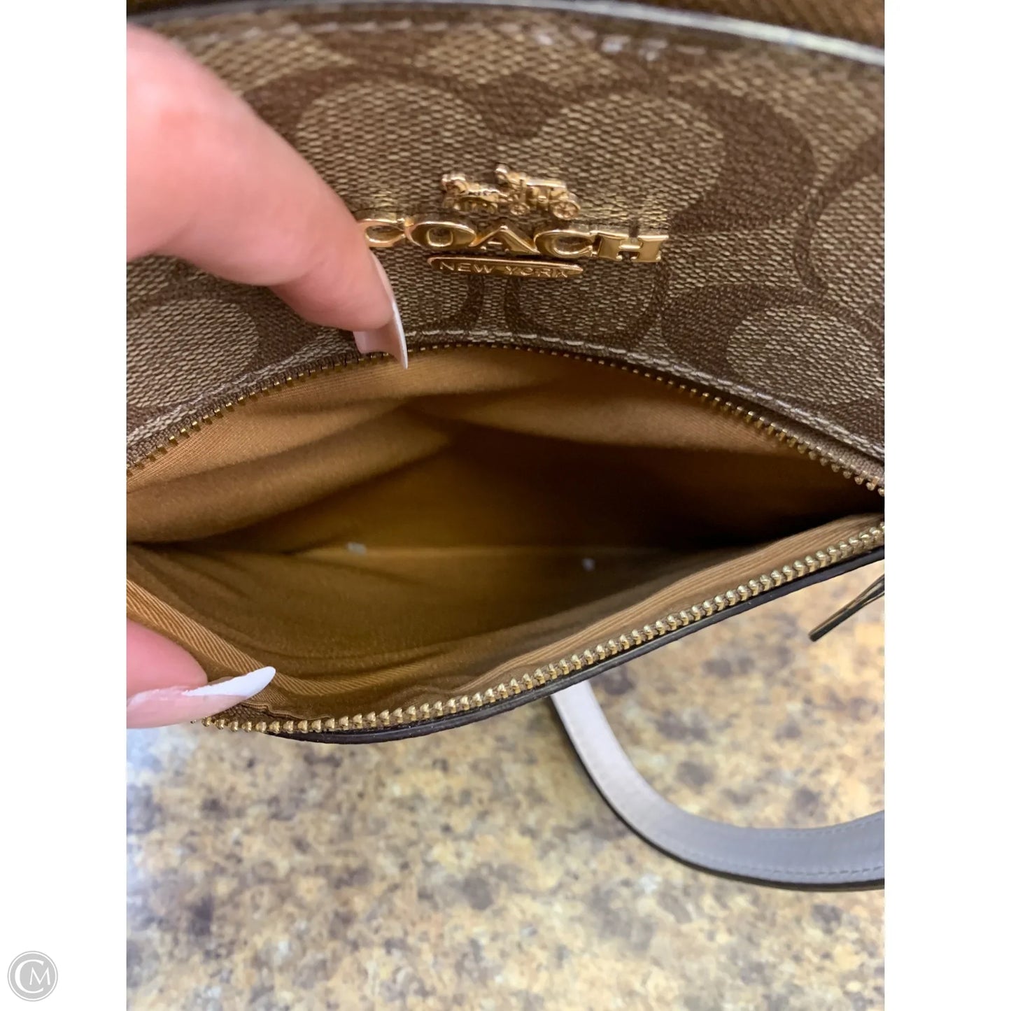 Crossbody Designer By Coach, Size: Medium