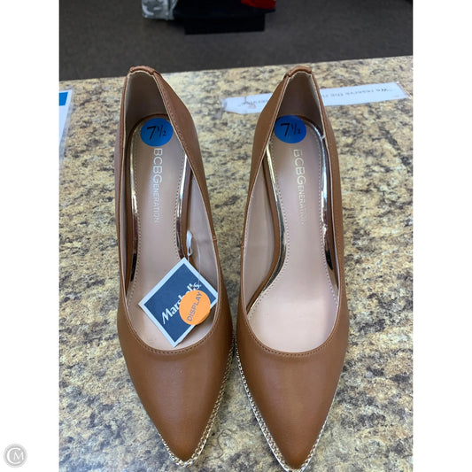 Shoes Heels Stiletto By Bcbgeneration In Tan, Size: 7.5