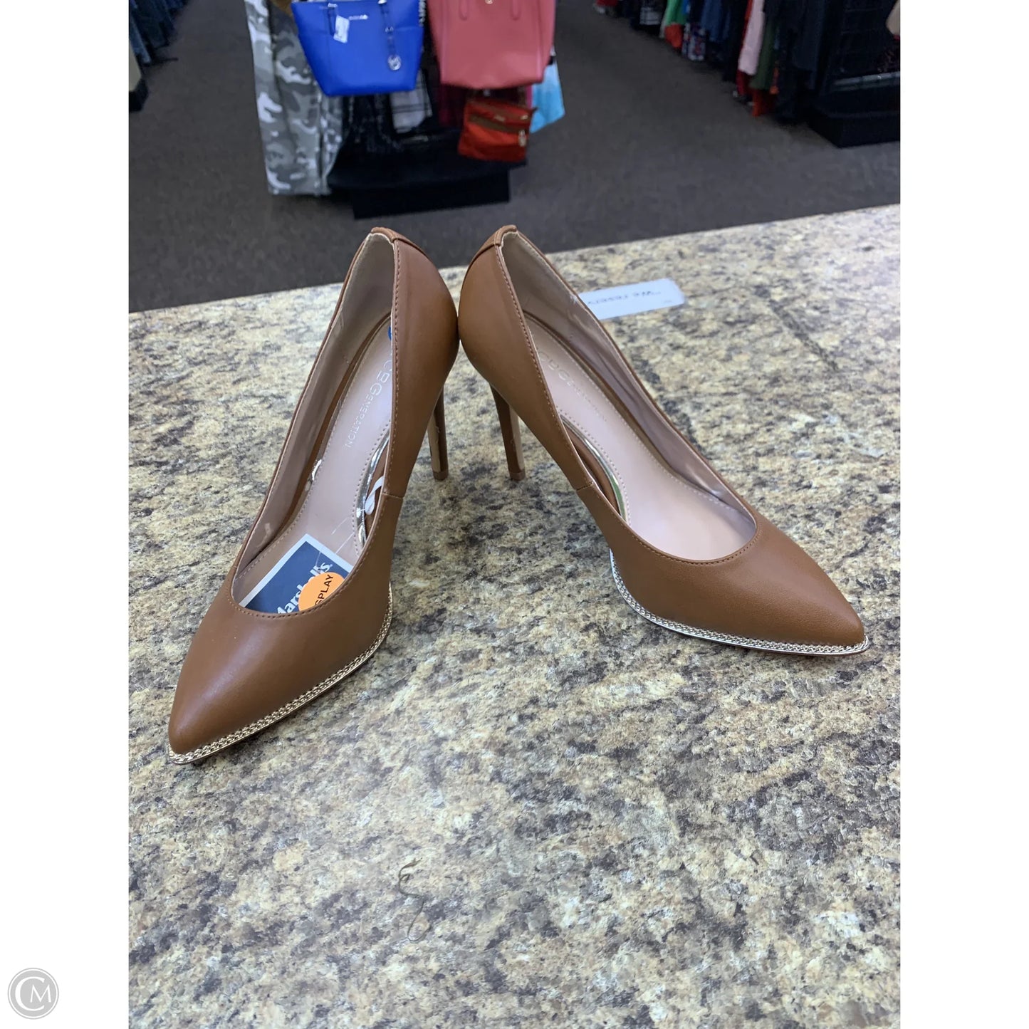 Shoes Heels Stiletto By Bcbgeneration In Tan, Size: 7.5