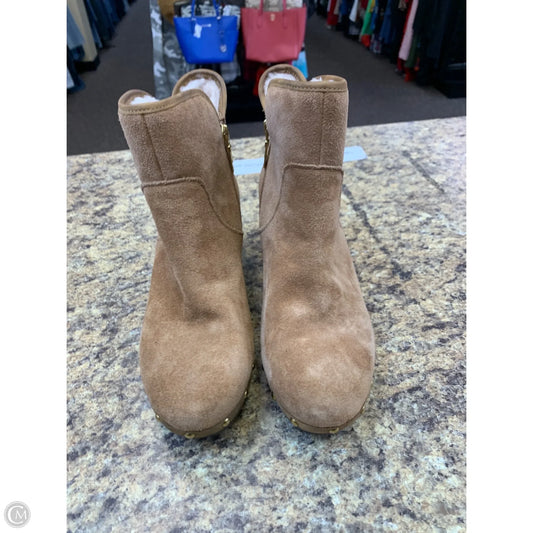 Boots Designer By Ugg In Tan, Size: 10