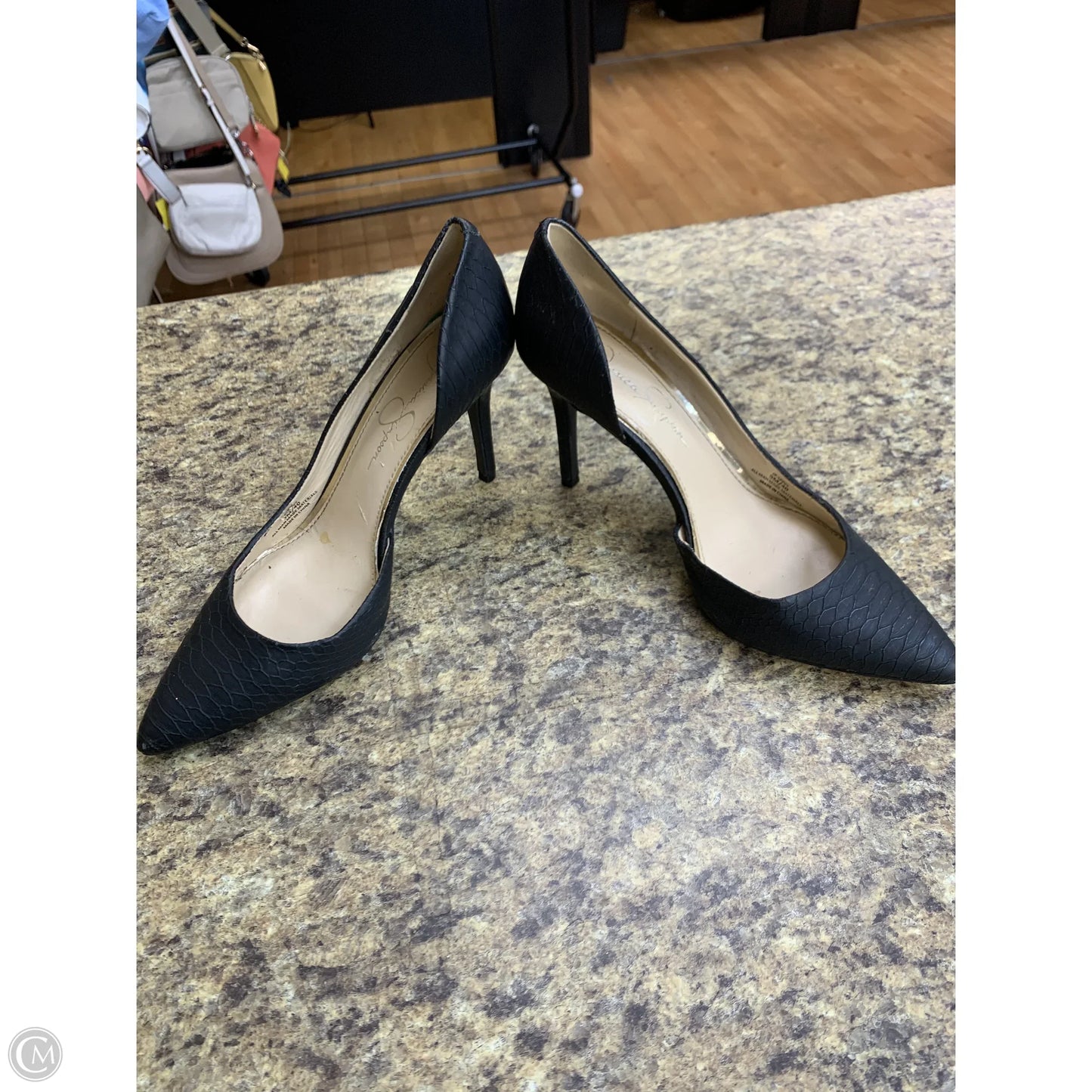Shoes Heels Stiletto By Jessica Simpson In Black, Size: 9