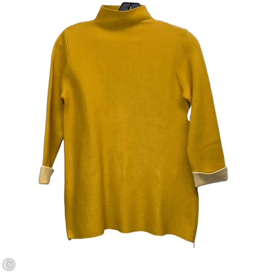 Sweater By Tahari In Yellow, Size: S