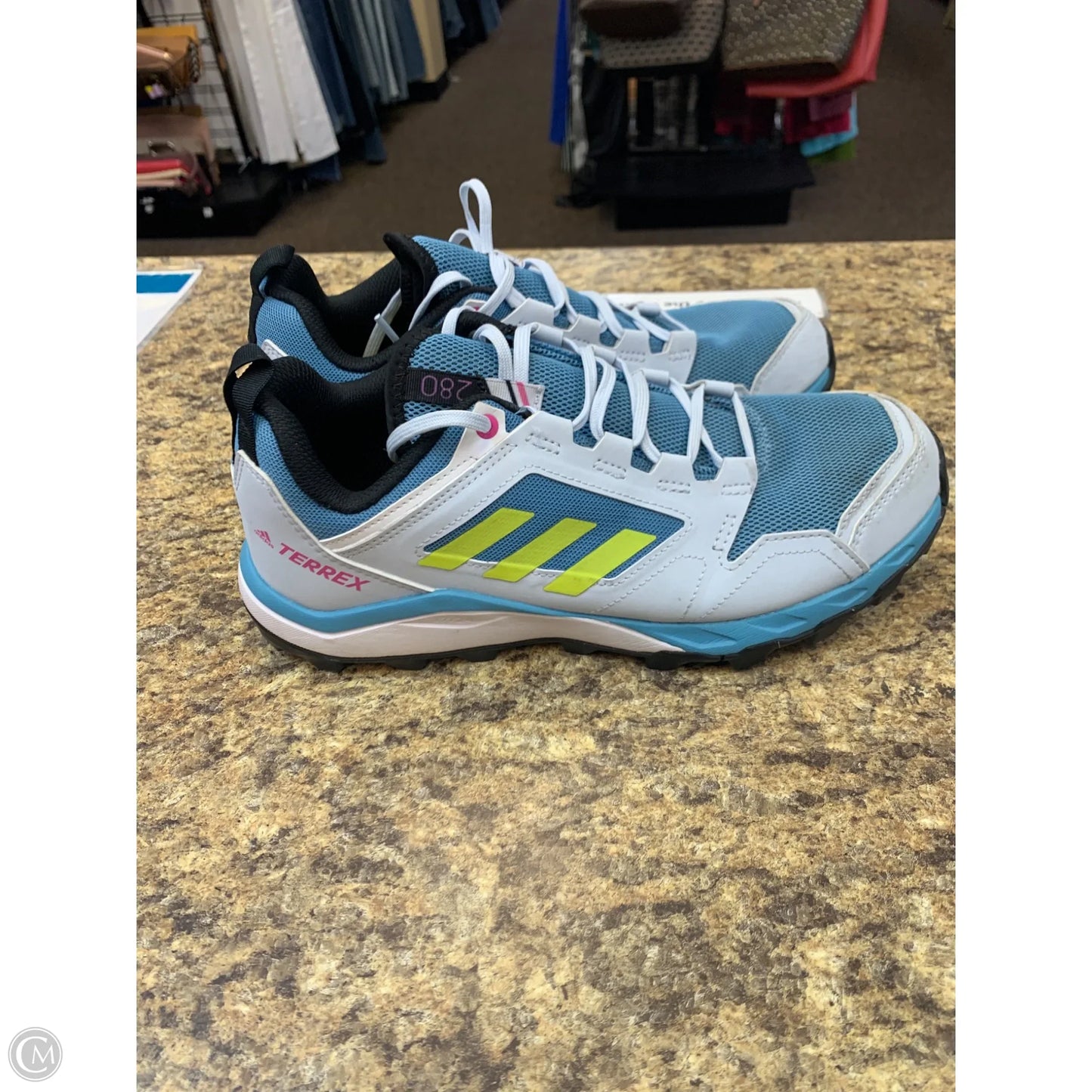 Shoes Athletic By Adidas In Blue, Size: 10