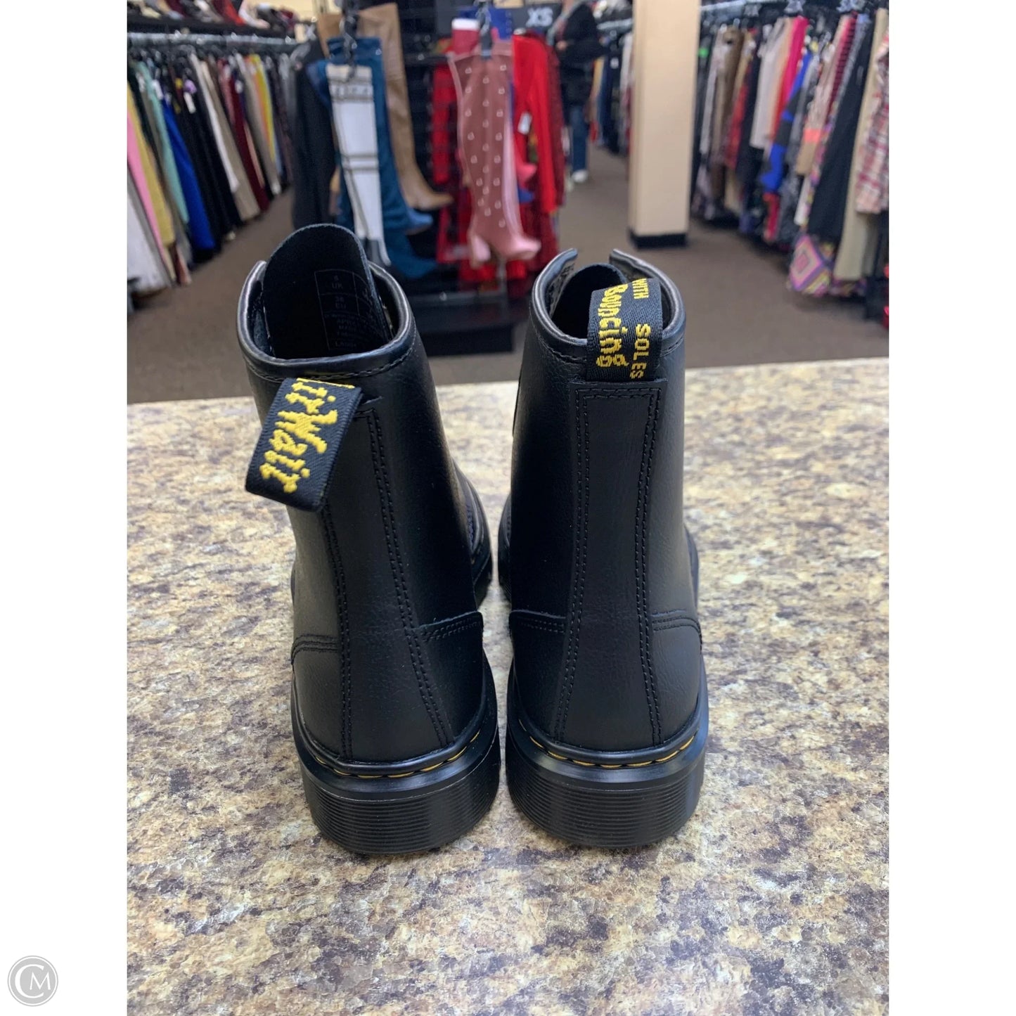 Boots Ankle Flats By Dr Martens In Black, Size: 7