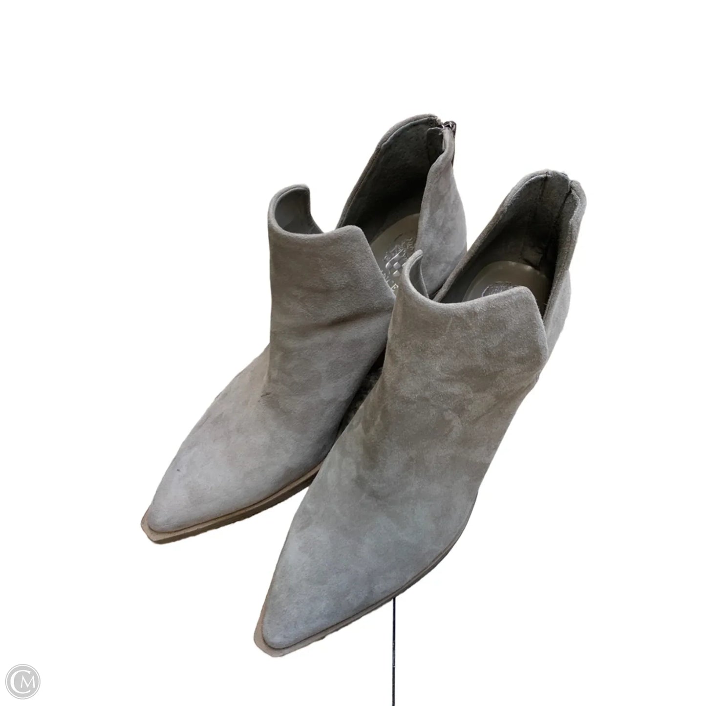 Boots Ankle Heels By Vince Camuto In Taupe, Size: 9