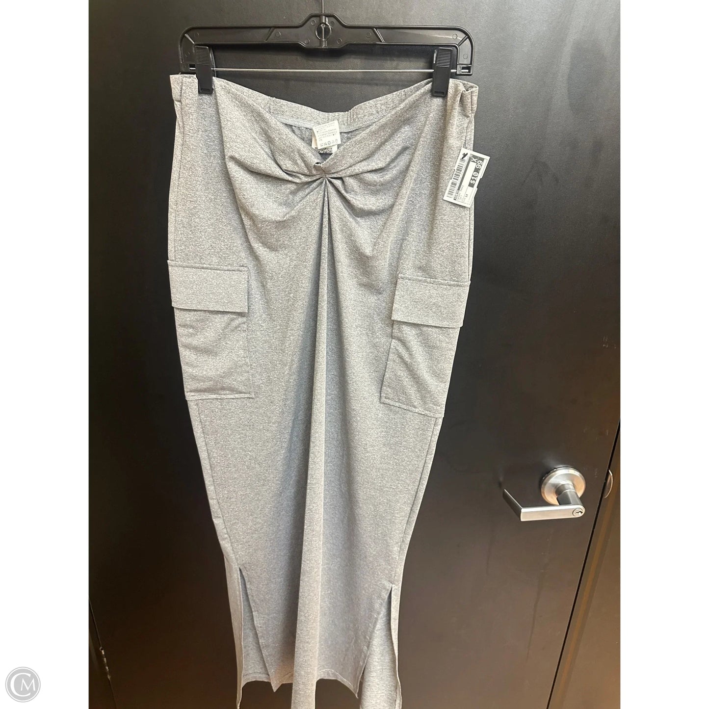 Skirt Maxi By Shein In Grey, Size: 1x