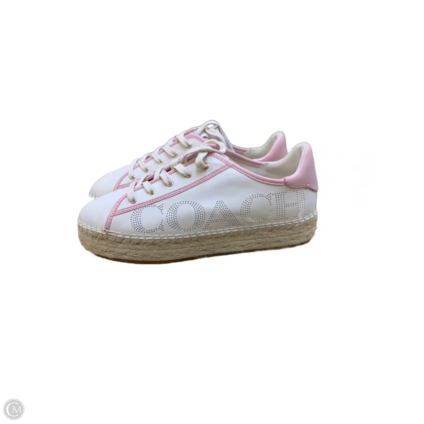 Shoes Designer By Coach In Pink, Size: 7.5