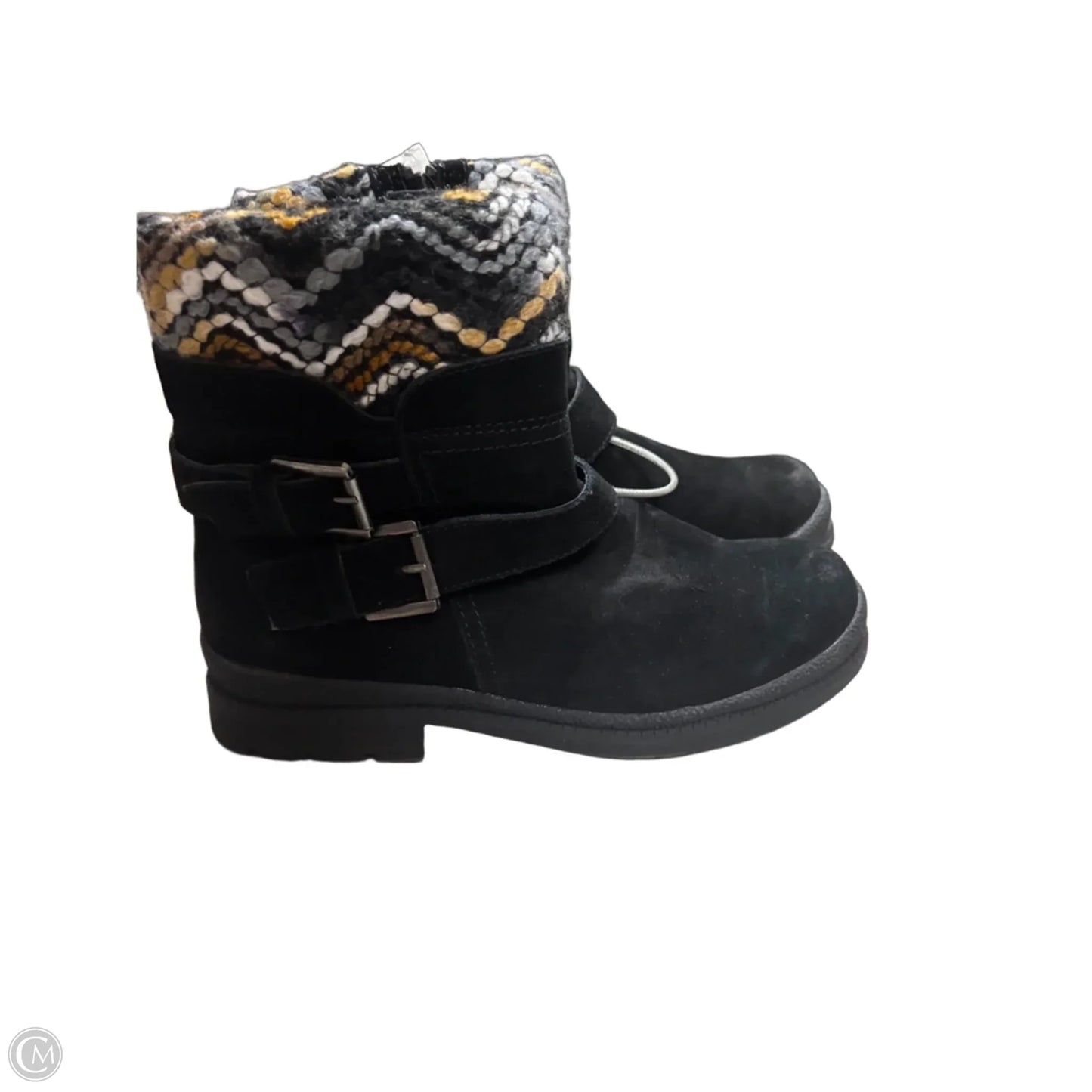 Boots Ankle Flats By Spring Step In Black, Size: 9