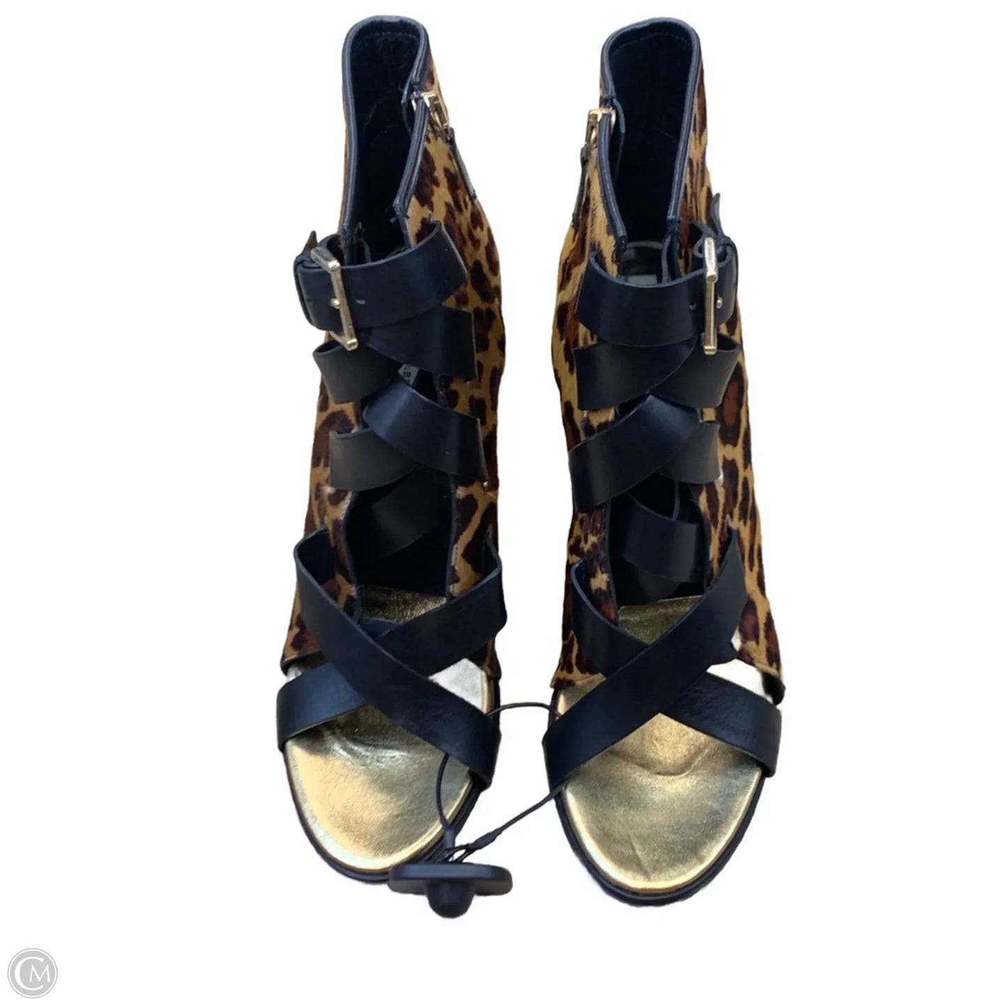 Sandals Designer By Diane Von Furstenberg In Animal Print, Size: 10