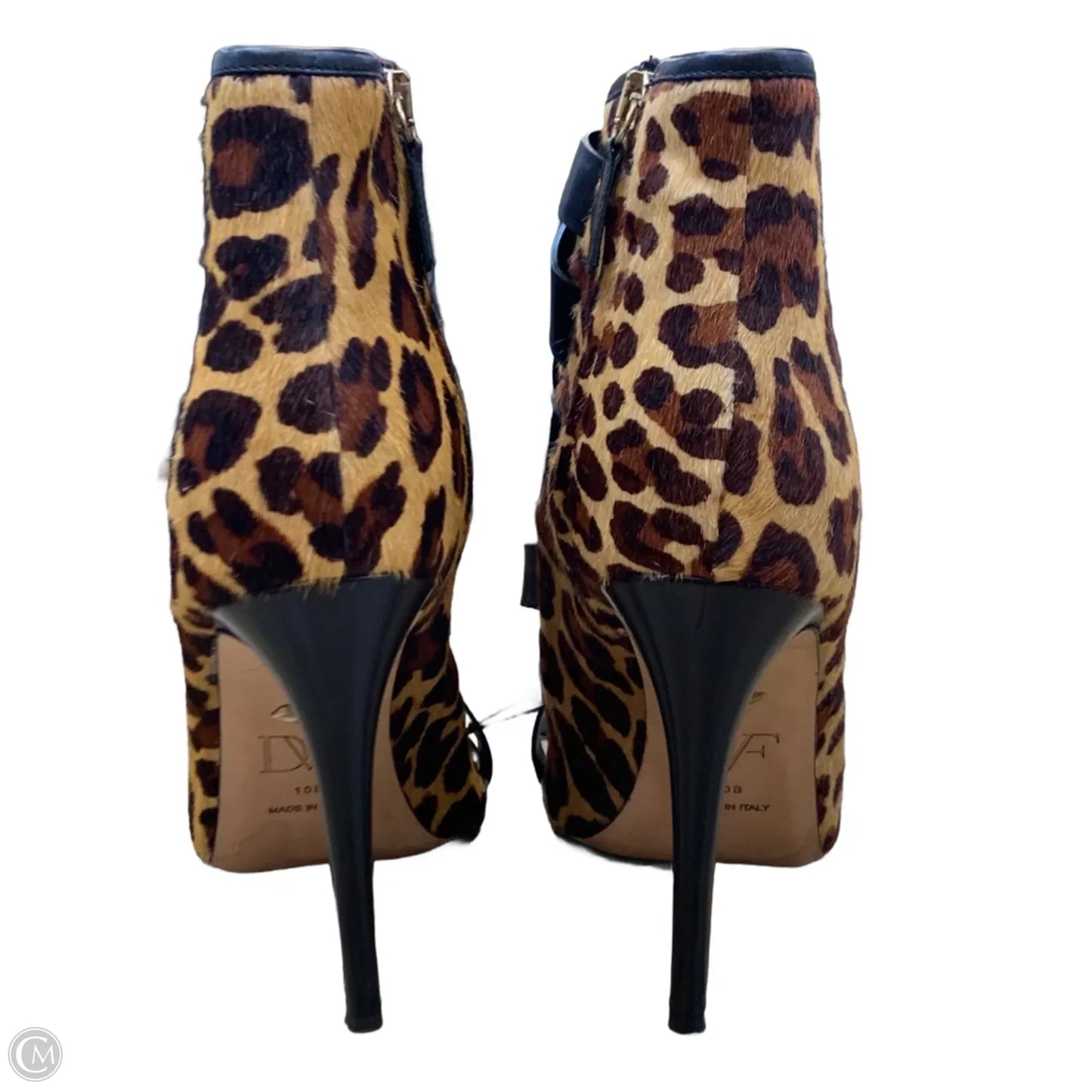 Sandals Designer By Diane Von Furstenberg In Animal Print, Size: 10